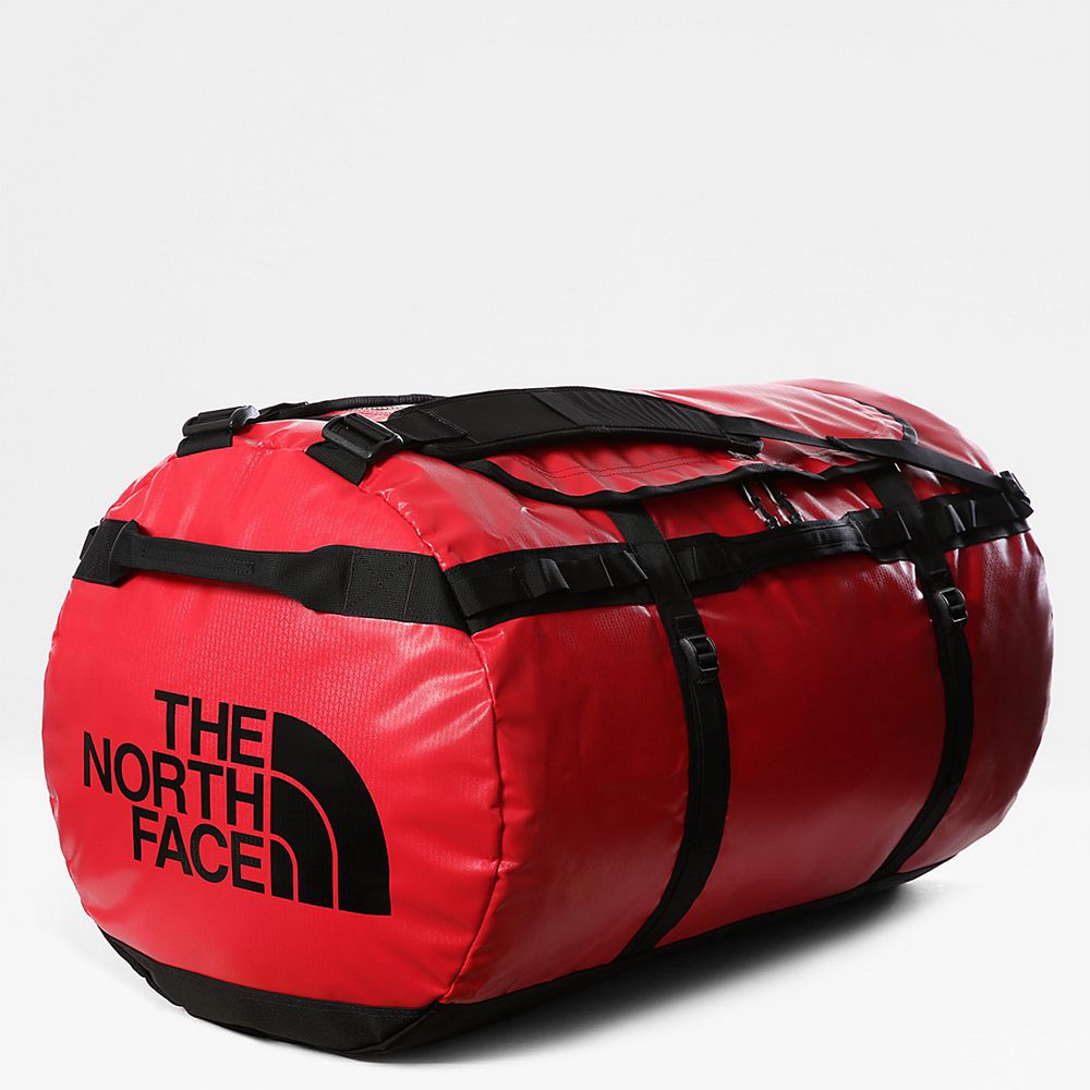 The North Face Duffel Bag Mens Australia - The North Face Base Camp - Xxl Red / Black (OEF-254310)